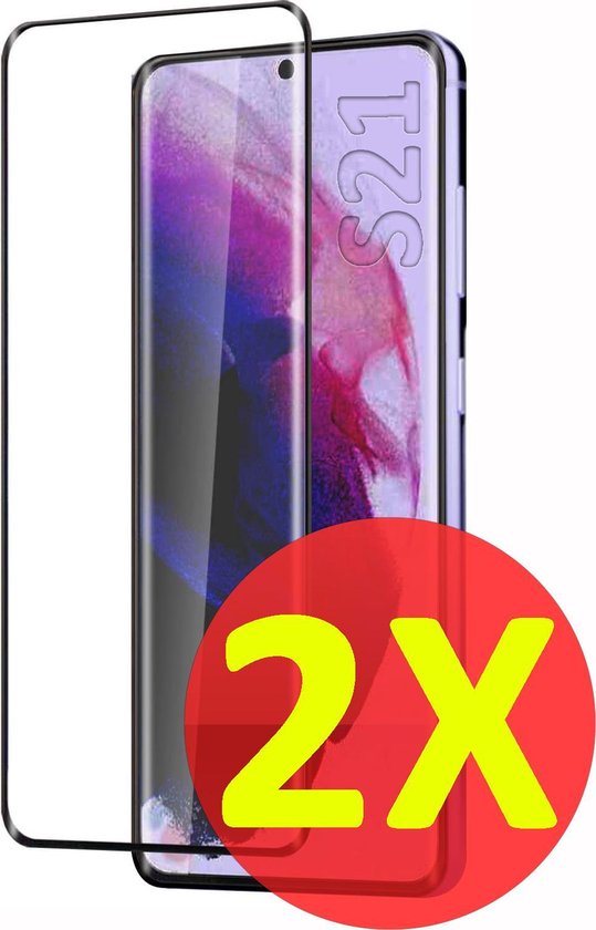 Protecteur d'écran Samsung Galaxy S21 Glas Trempé - Tempered Glass - Protection Complète - 2 Pièces