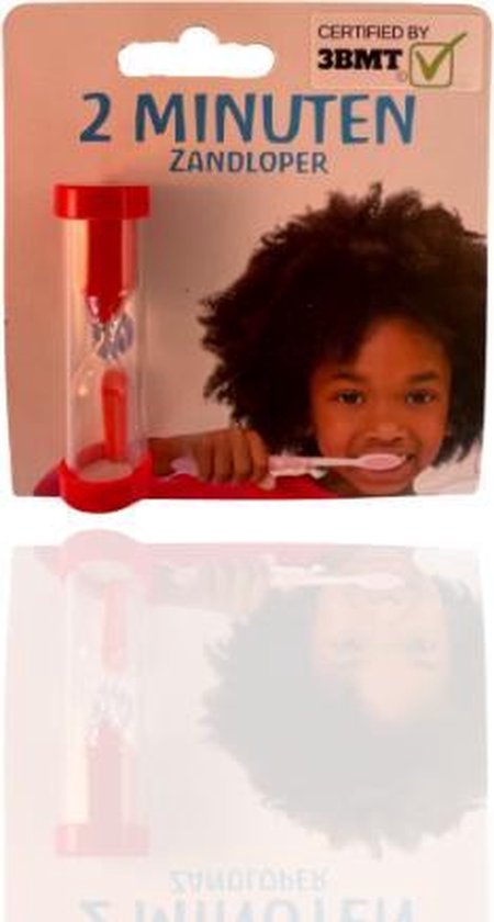Afbeelding van het spel 3BMT - Tandenpoetsen zandloper - 2 min - rood met zuignap