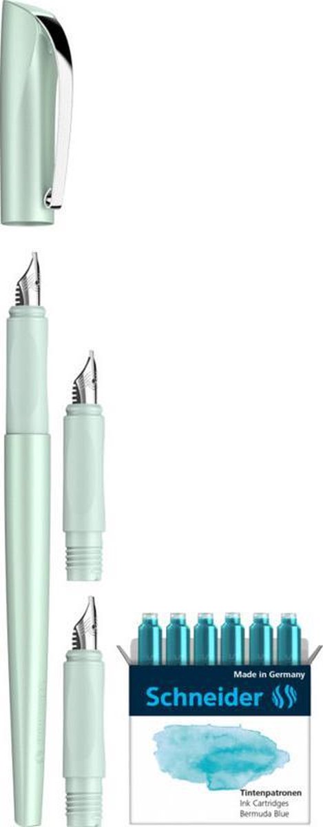 Schneider kalligrafietset – Callissima – kalligrafie vulpen – giftbox – mint - S-143811 — afbeelding 8