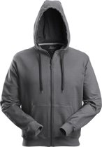 Snickers 2801 Classic Zip Hoodie - Staalgrijs - XS