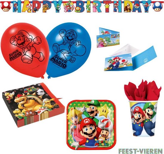 Super Mario Pakket uitdeelzakjes - - - ballonnen - -... bol.com