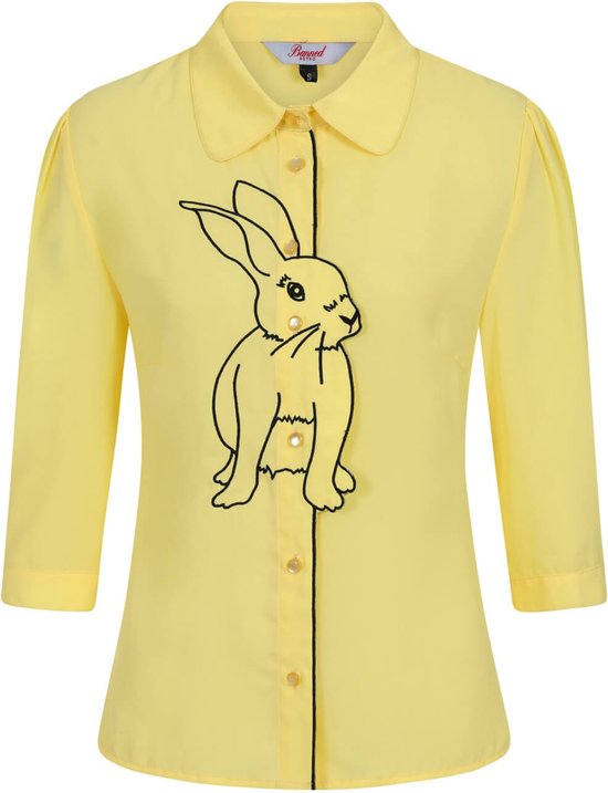 Dancing Days - BUNNY HOP Blouse - XL - Geel