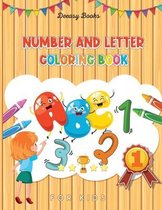 Number and Letter Coloring Book for Kids