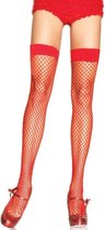 Stockings Jarratelkousen Jarratelgordel Panty Dames Sexy Ondergoed - Rood - Leg Avenue®