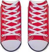 3D sokken | Unisex | Schoenmaat 37-40 | Leuk om cadeau te geven! | SNEAKERS | Rood