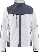 Blåkläder 4955-2524 Fleece jack functioneel Wit/Grijs maat XXL