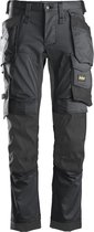 Snickers Workwear AllroundWork, Pantalon de travail extensible avec poches holster gris acier 154