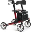 Vermeiren rollator - Lichtgewicht - Opvouwbaar - Voor binnen en buiten - Rood