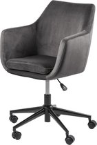 Maison´s bureaustoel – Stoel – Bureaustoel – Office Chair – Zithoogteverstelling – Draaiende stoel – Grijs – Zwart