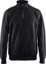 Blaklader Sweatshirt met halve rits 3369-1158 - Zwart - L