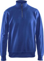 Blåkläder 3369-1158 Sweatshirt met 1/2 rits Korenblauw maat L