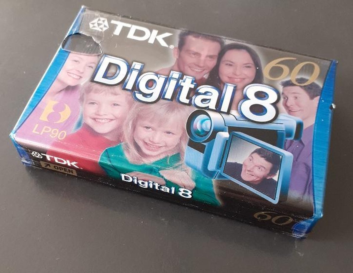 TDK Hi8 videocassette Digital 8, LP90/SP60 min