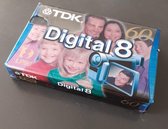 videocassetteband Digital 8, 60 min TDK