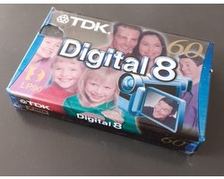 TDK Hi8 videocassette Digital 8, LP90/SP60 min