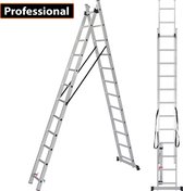 ALDORR Professional 2-delige Reformladder 2x12 - Hoogte 5,90 meter