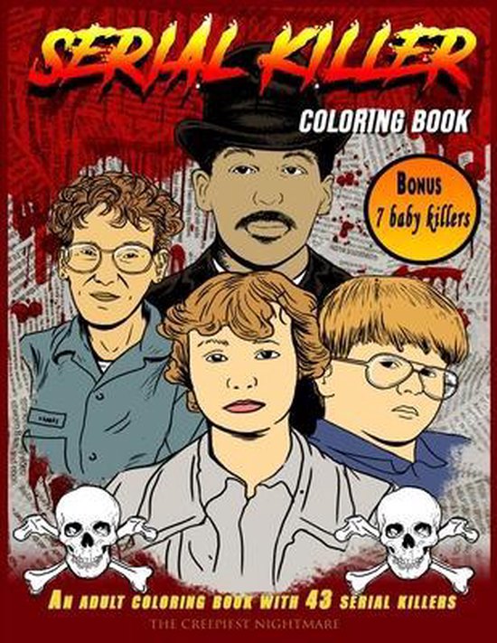 Serial Killer Coloring Book, The Creepiest Nightmare 9781801252805