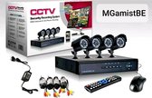 CCTV Bewakingscamera - Beveiligingscamera - WIFI Camera - 4 Cameras - Wit