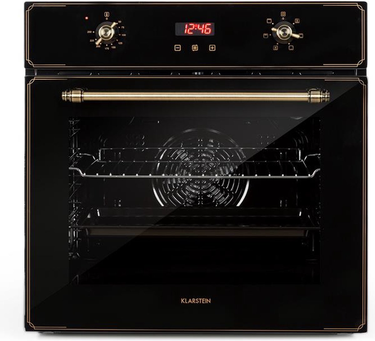 Klarstein Elizabeth inbouw oven - retro-design - 6 functies - hetelucht-  grill - 50 >... | bol.com
