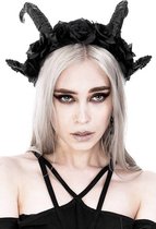 Restyle Haarband Dark Elf Rose Crown Zwart