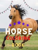 Horse coloring book: Funny Horse Coloring Pages for Kids (Horse Coloring Book for Kids Ages 4-8 9-12)