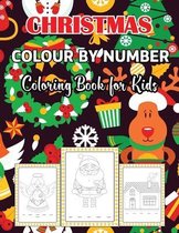 Christmas Colour By Number Coloring Book for Kids