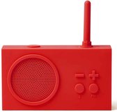 LEXON FM Radio / Bluetooth Speaker TYKHO 3 Red LA119R9 Spatwaterdicht
