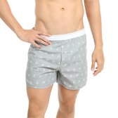 Bundies Onderbroek - Heren Boxershort - Boxer Woven - Grijs - Maat S