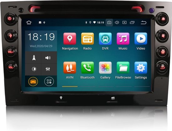 Verwachten gemak Kangoeroe Renault Megane II Autoradio | EU Navigatie | Android 10 | bol.com