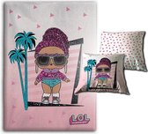 LOL Surprise! Kussen Set Palmtrees - Sierkussen en Fleecedeken - Polyester