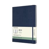Moleskine 18 Maanden Agenda - 2021/22 - Wekelijks - Extra Large - Hardcover - Saffier Blauw