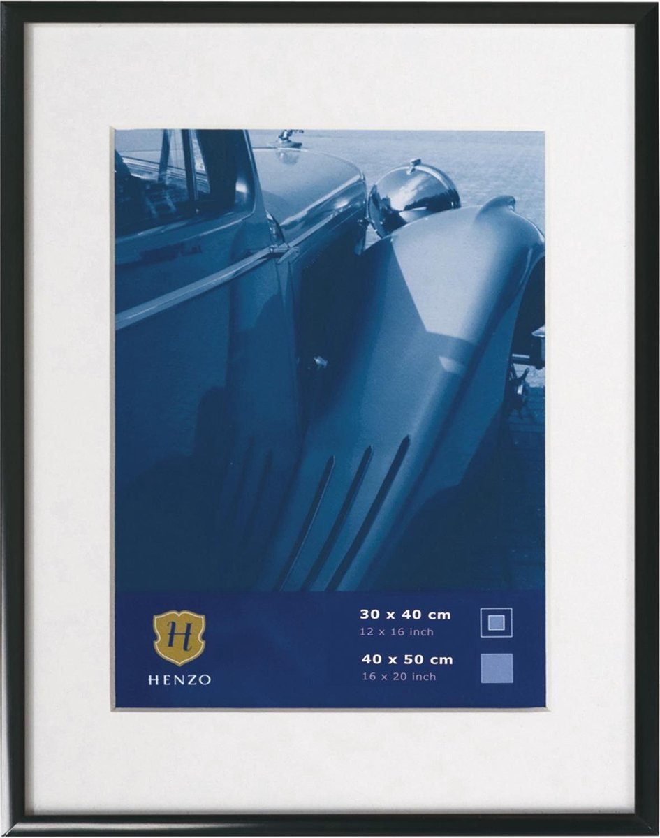 Henzo Fotolijst - Henzo - Portofino - Fotomaat 40x50 cm - Zwart
