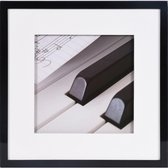 Cadre photo - Henzo - Piano - Format photo 30x30 - Noir