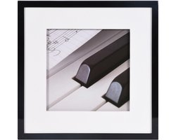 Fotolijst - Henzo - Piano - Fotomaat 30x30 cm - Zwart