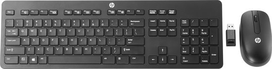 Benodigdheden geest Smaak HP draadloos Business plat toetsenbord en muis | bol.com