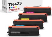 xl printgroen Alternatief voor Brother TN-423 TN-421 Multi pack Zwart,blauw,geel,rood | Brother DCP-L8410CDW/ DCP-L8410CDWT/ HL-L8260CDW/ HL-L8360C