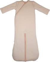 Snoozebaby 4-seizoenen slaapzak van organic katoen - 9-24 maanden - TOG 1.0-3.0 - Milky Rust zacht roze