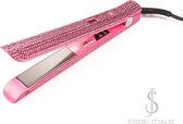 JS-Essentials Crystal 1" Titanium Stijltang - roze