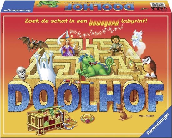 Thumbnail van een extra afbeelding van het spel Spellenbundel - Bordspel - 2 Stuks - Levensweg & Ravensburger Doolhof