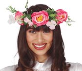 Fiestas Guirca Haarband Bloemen Dames Polyester Roze One-size