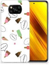 Telefoon Hoesje Xiaomi Poco X3 | Poco X3 Pro Silicone Back Case IJsjes