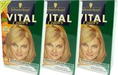 Schwarzkopf Multipack 3x Vital Colors 32 - blond creme haarkleur ingesteld inkleuring