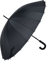 Bol.com Melady Paraplu Volwassenen Ø 93 cm Zwart Nylon Regenscherm aanbieding