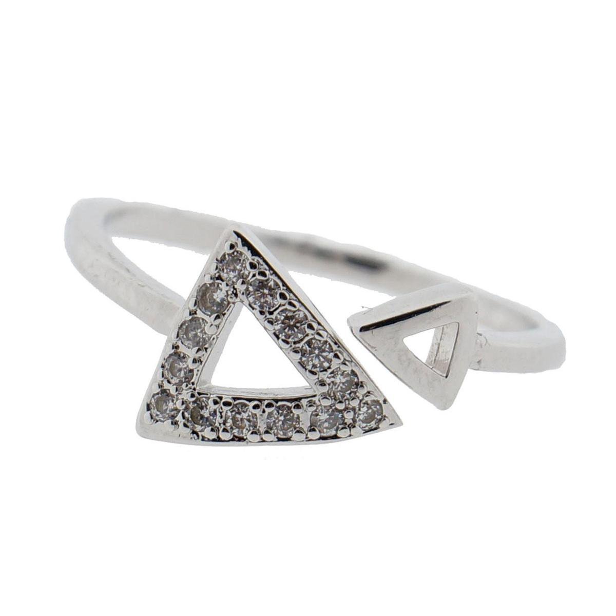 Melady Ring Dames MLRI0007 - Zilverkleurig Metaal SieraadJuweel