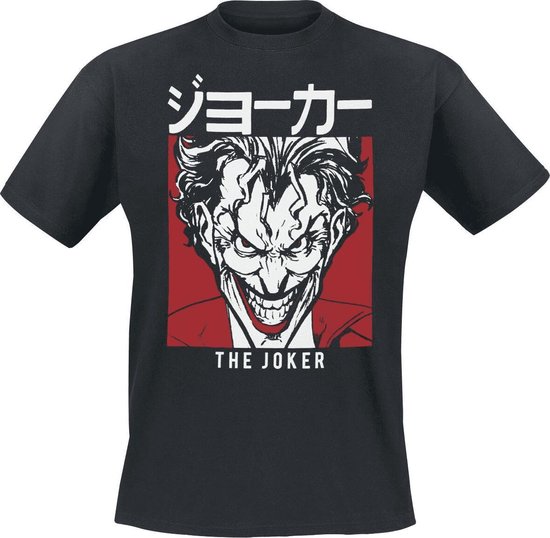 Batman - T-shirt japonais Joker hommes - Noir - S