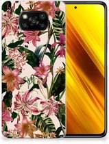 Telefoon Hoesje Xiaomi Poco X3 | Poco X3 Pro Leuk TPU Back Case Bloemen