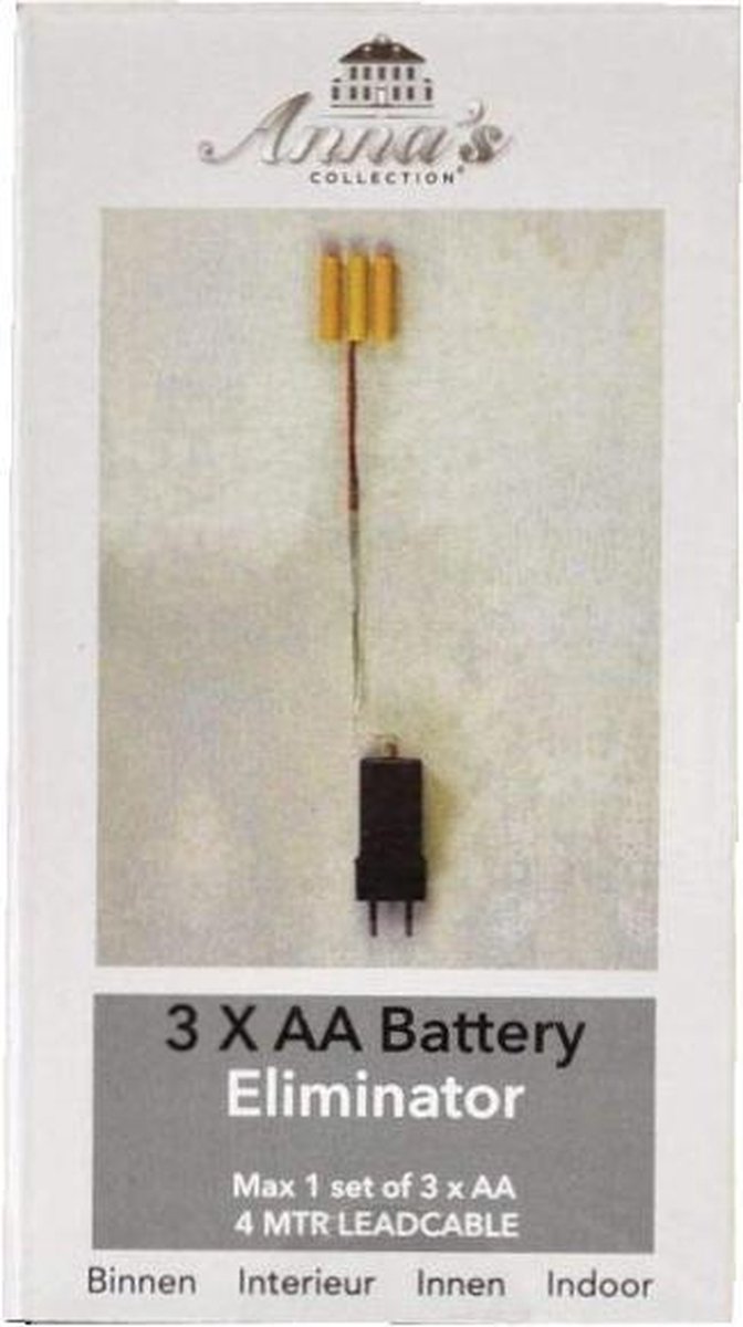 Adapter 3AA batterij vervanger