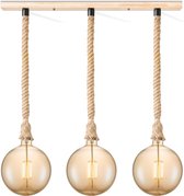 Home sweet home hanglamp Leonardo 3L Globe groot - amber