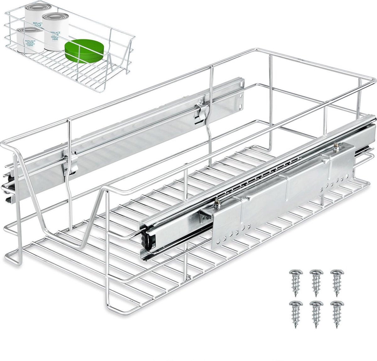 NAIZY 2x Chevalet à Roulettes 68-107 cm support Servantes à rouleau
