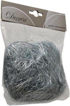 Decoris Lamettahaar Gestanst Bevroren Blauw - Kerstdecoratie - Engelenhaar Kerstboom - Kerstversiering binnen