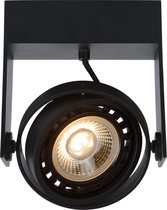 Lucide GRIFFON - Plafondspot - LED Dim to warm - GU10 (ES111) - 1x12W 2200K/3000K - Zwart